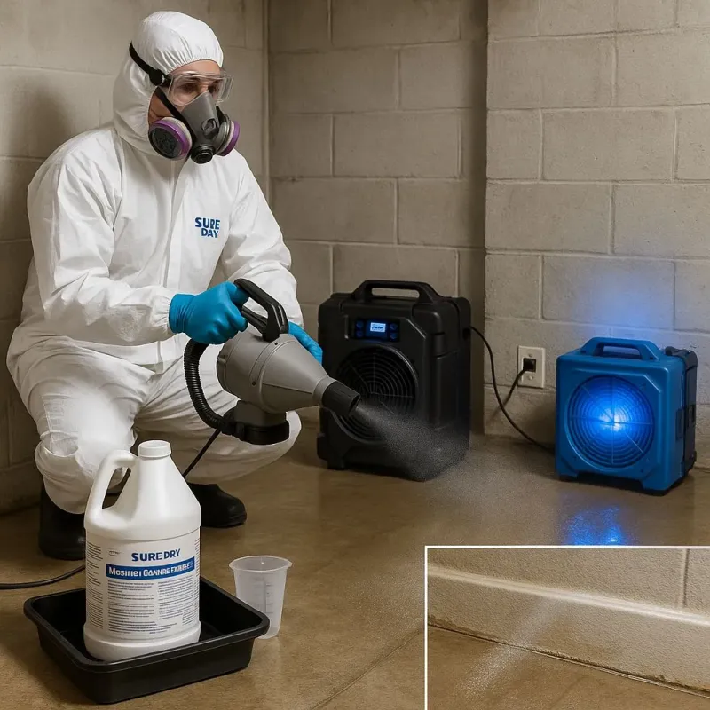 Sanitization and Odor Removal process in Leawood, KS