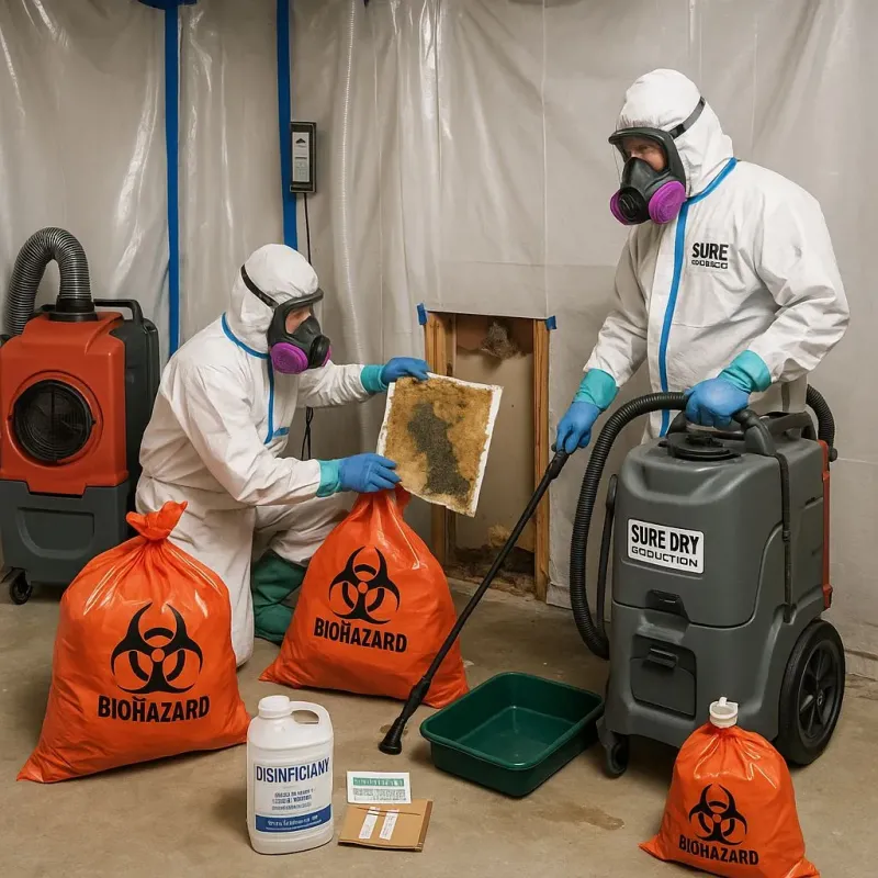 Contaminated Water Handling Protocols process in Leawood, KS